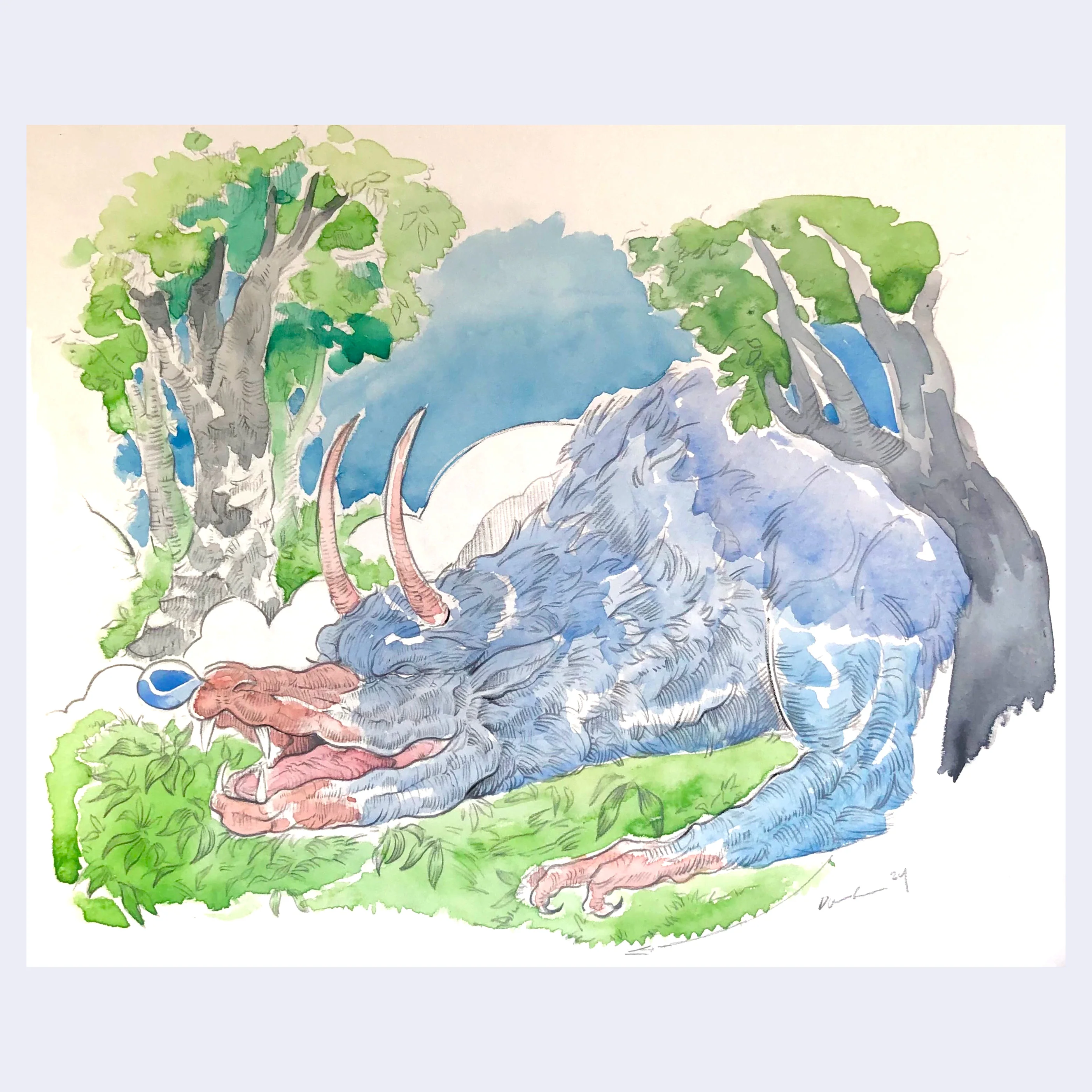 Year of the Dragon 2024 - Dylan Griffin - “Sleeping Forest Dragon”