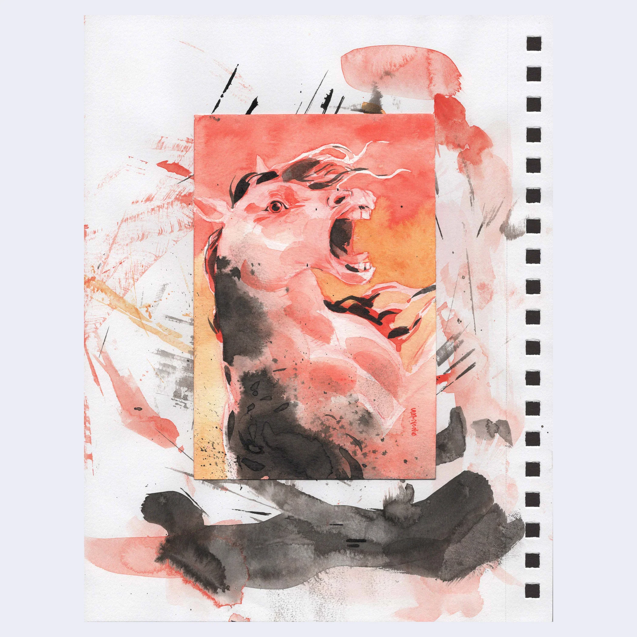 Year of the Horse 2026 - Stasia Burrington - "Time to Melt: Year of the Fire Horse" Art Print