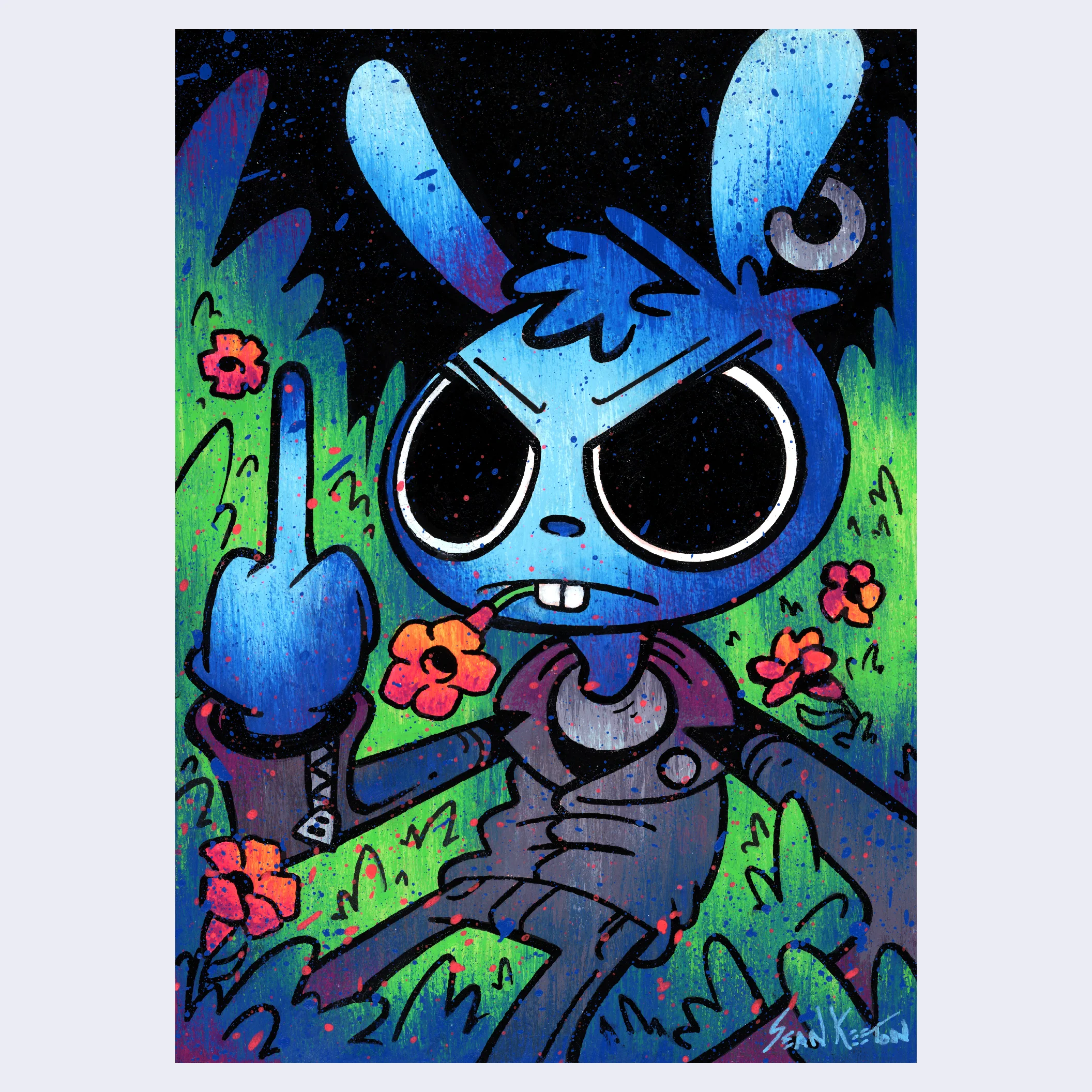 Year of the Rabbit 2023 - Sean Keeton - "King of Carrot Flowers"