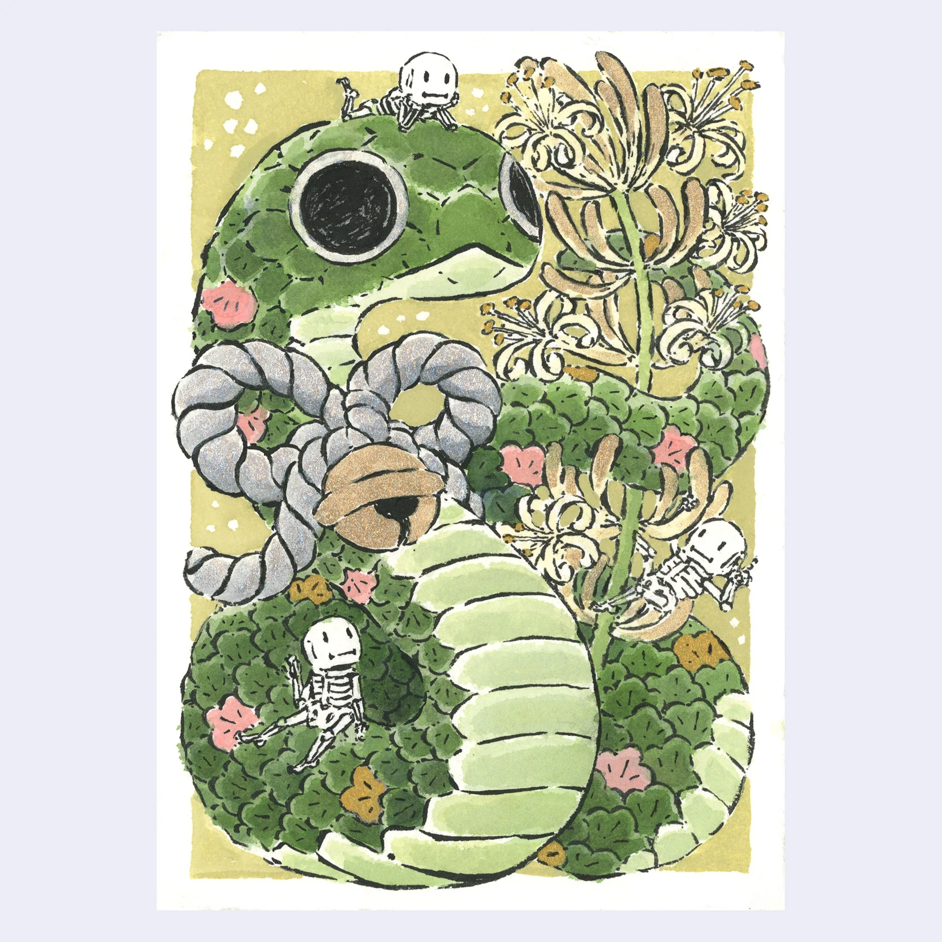 Year of the Snake 2025 - Kelly Yamagishi - "Blossoming"