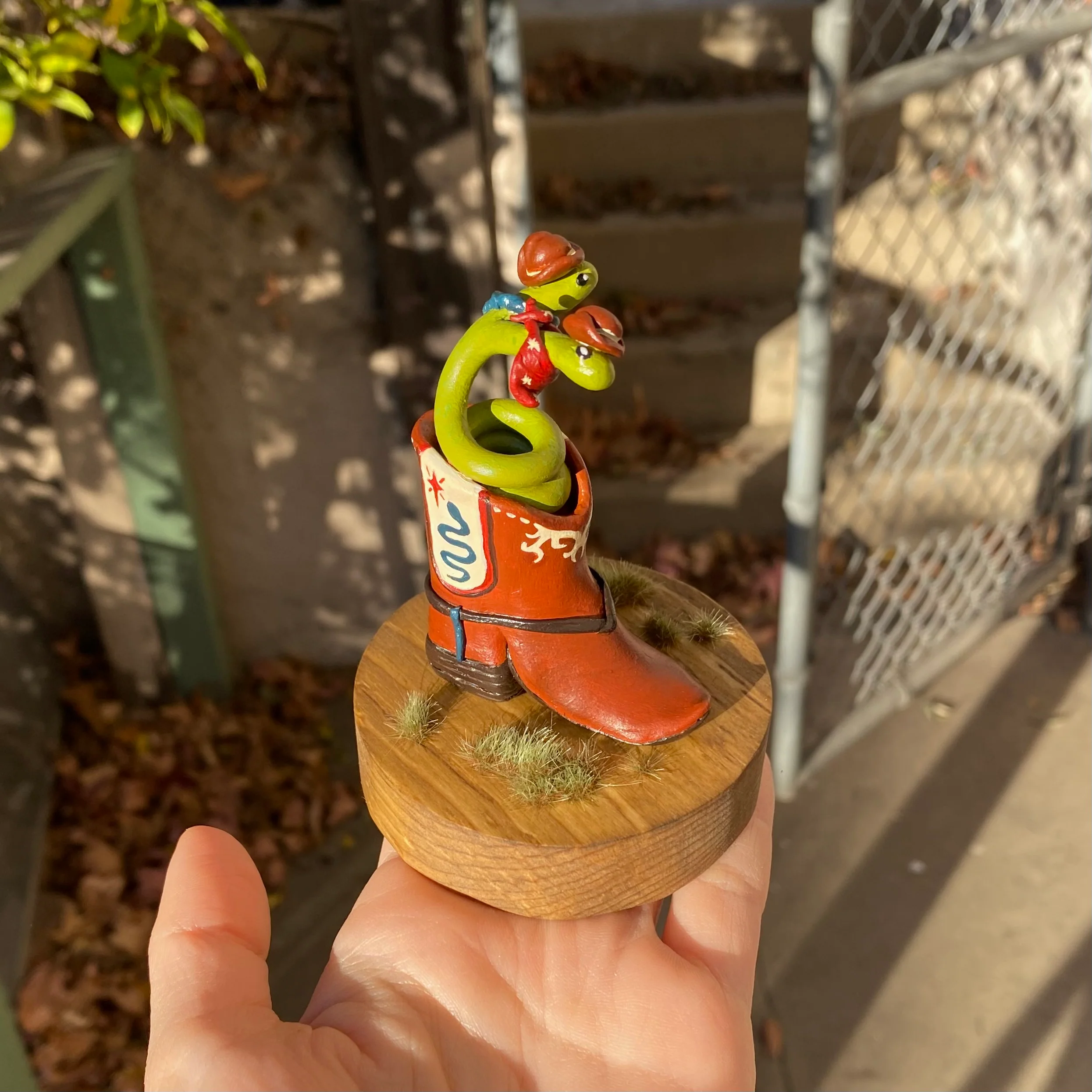 Year of the Snake 2025 - Stacy Javier - “Snake(s?) in my Boot" - Image 2